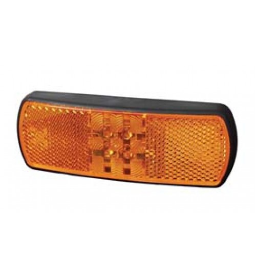 12-24V LED Amber Marker with Leads  017160